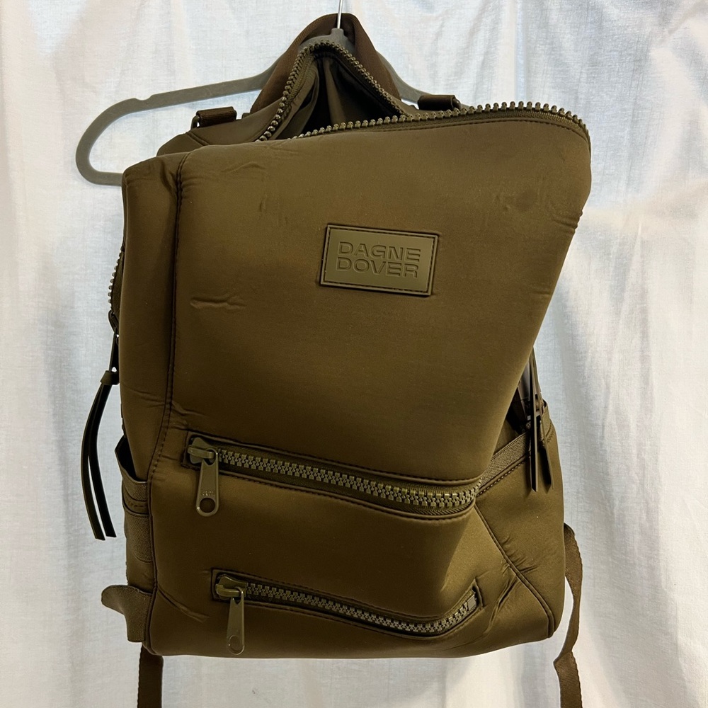 DAGNE DOVER INDI NEOPRENE DIAPER BAG OLIVE DARK MOSS